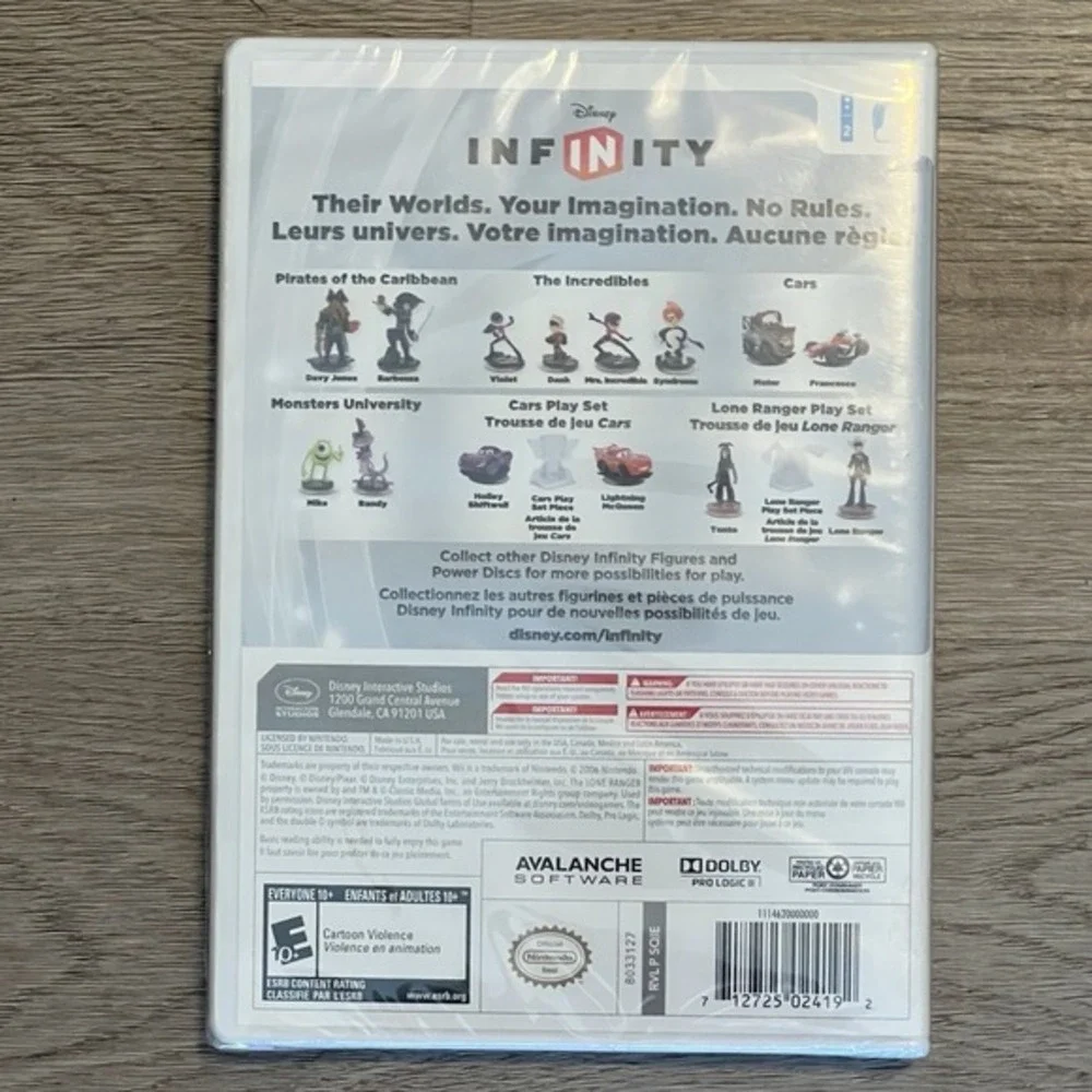 Disney Infinity Nintendo Wii‎ Brand New Sealed